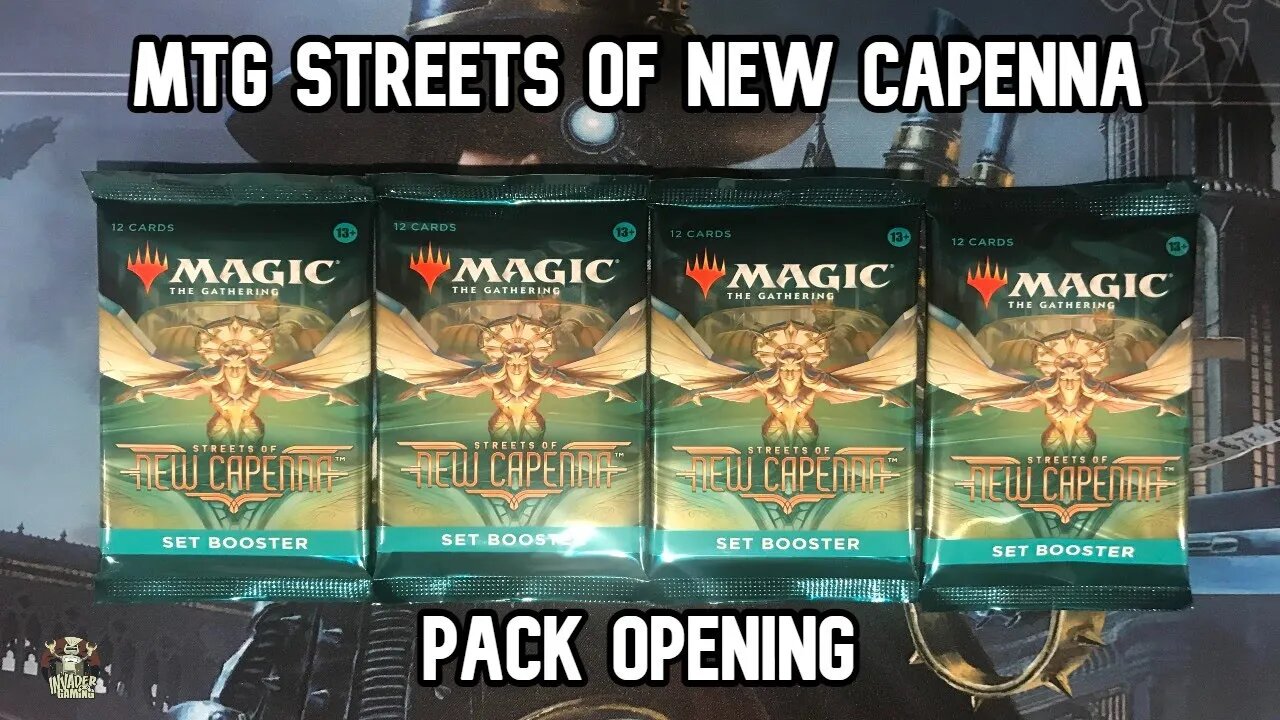 MTG Streets of New Capenna Set Booster Pack Openings - SUPER NICE RARE PULLS!