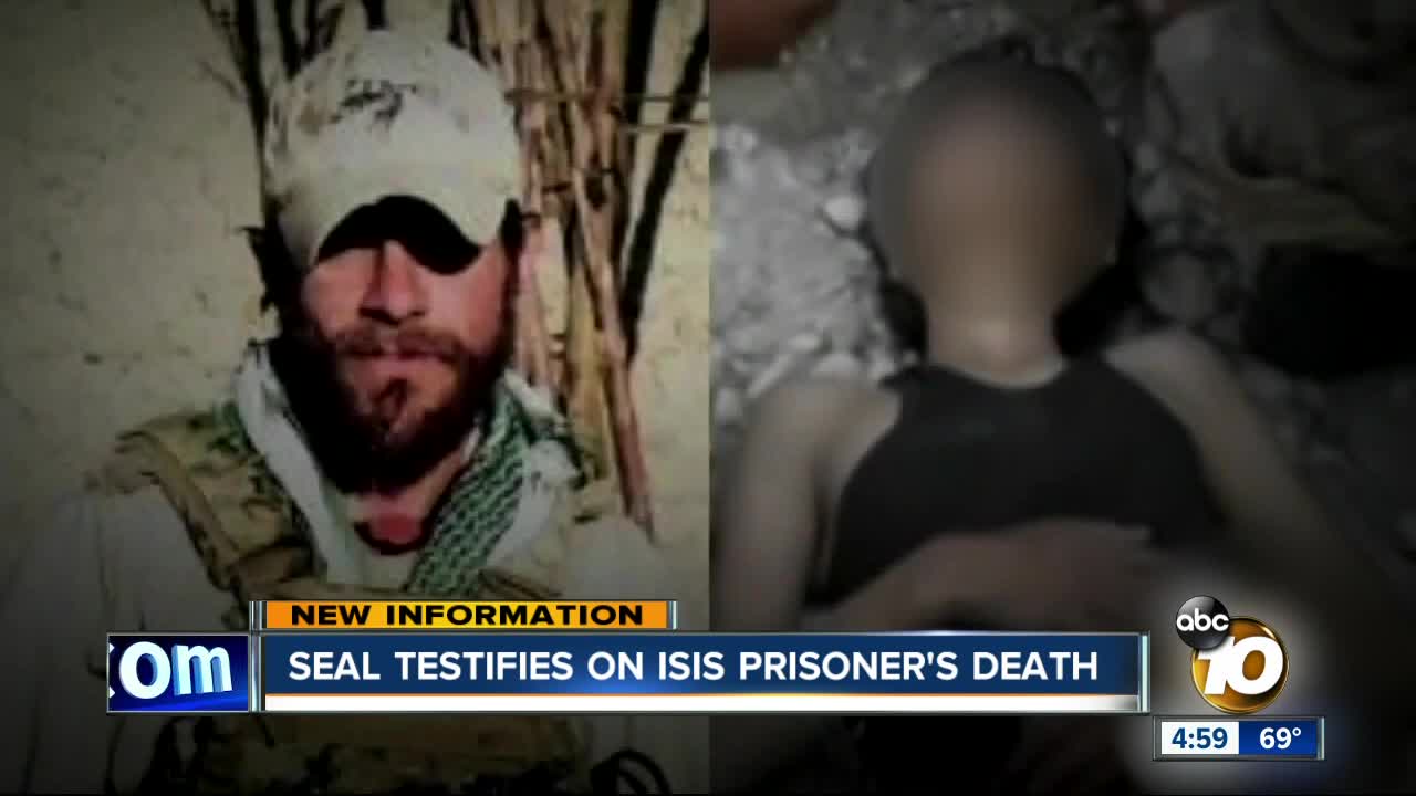 SEAL testifies about ISIS prisoner's death