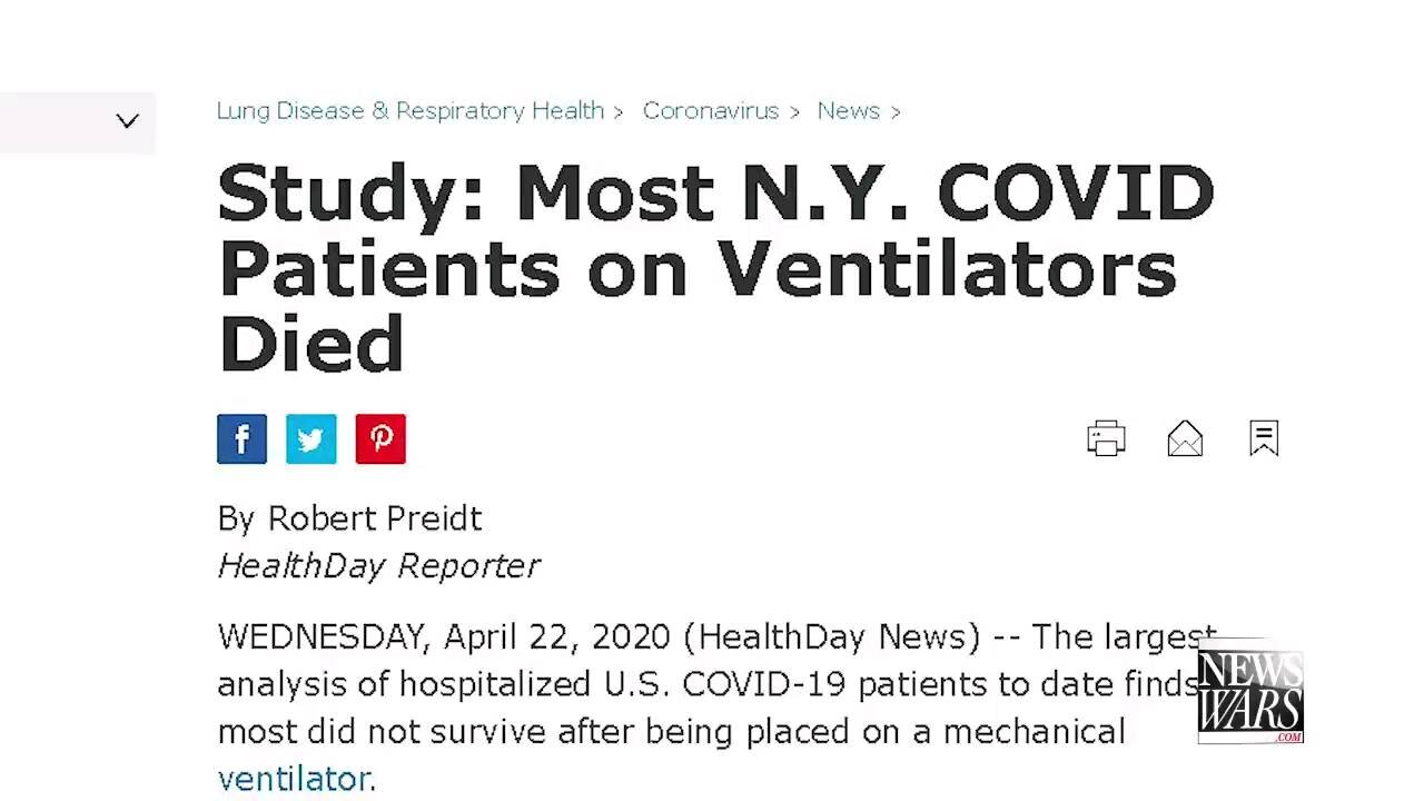 Watch this!WebMD Confirmed covid patients died on ventilators!Here's how!