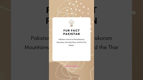 Fun Facts Pakistan