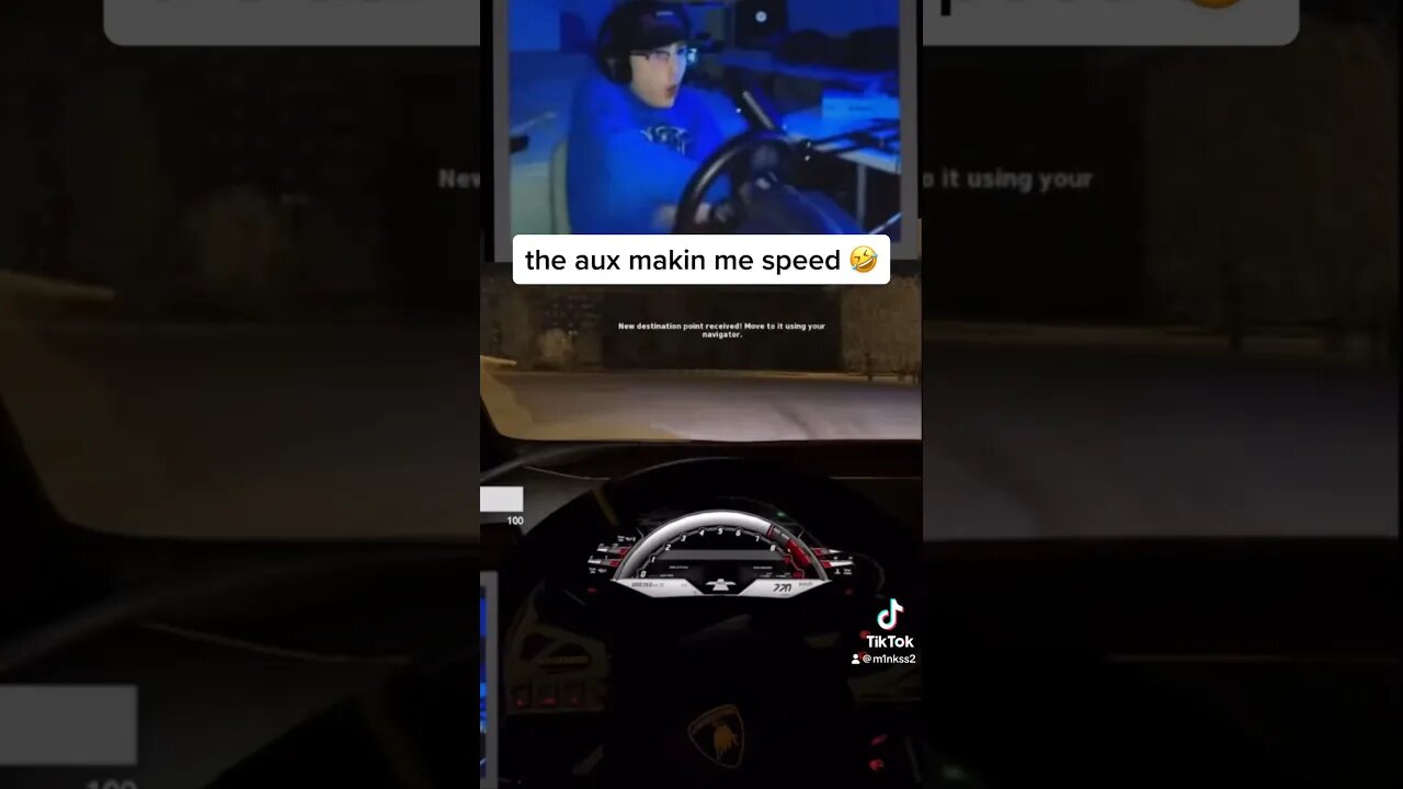 Aux Makes Me Speed #trending #memes #funnyclips #drivingsimulator #simulator #playboicarti #carti