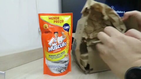 Limpador Desengordurante Mr Músculo Cozinha Refil Laranja 400ml Oferta Especial