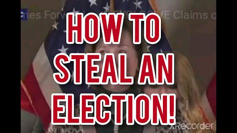 HOW TO STEAL AN ELECTION 2.0