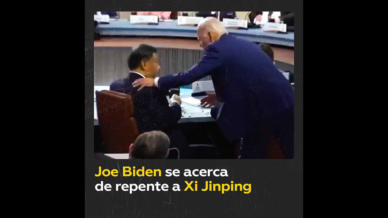 Joe Biden se acerca de repente a Xi Jinping durante la Cumbre de la APEC