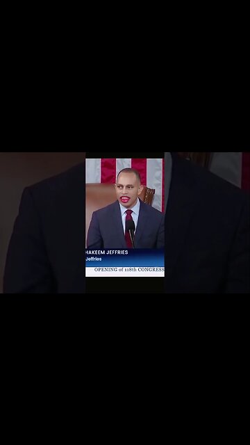 Hakeem Jeffries Red Lipstick