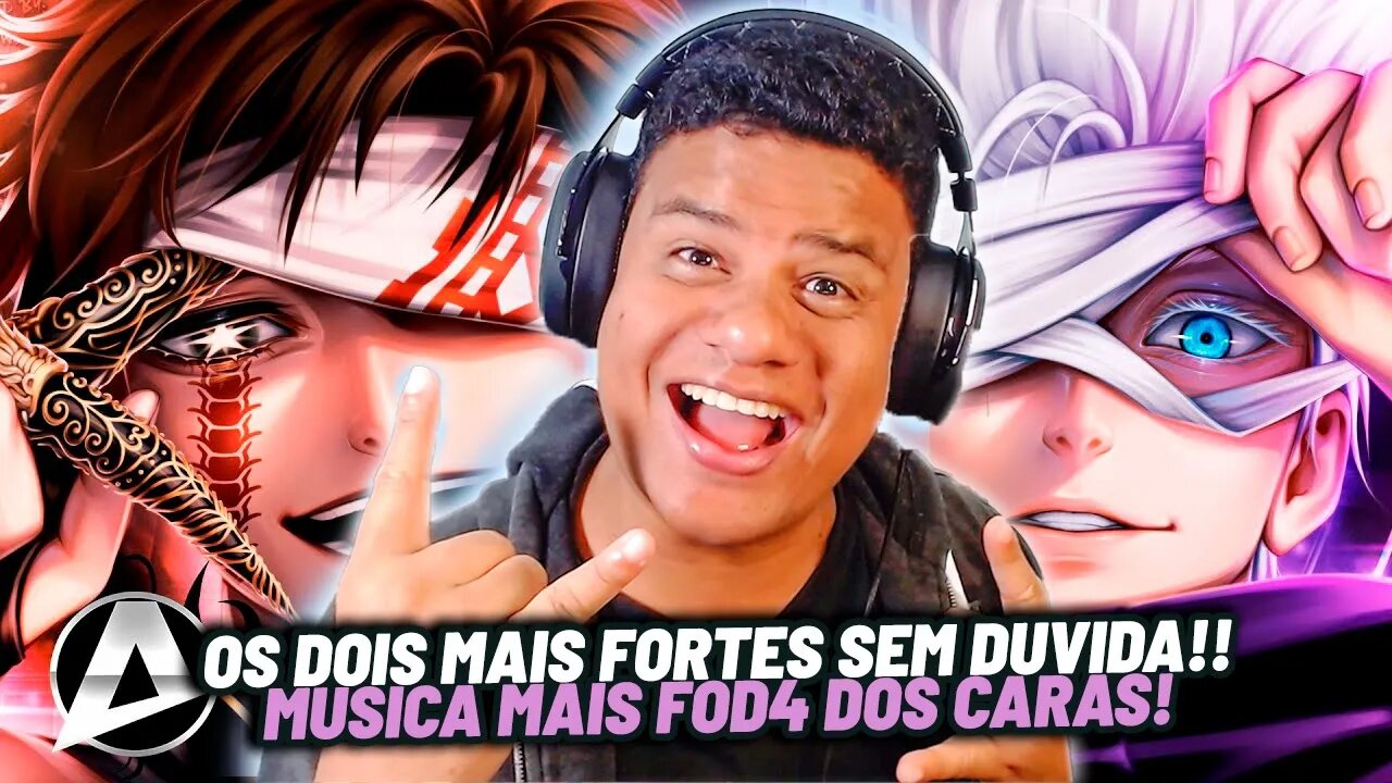 (PODER NIVEL ESTELAR!) Olhos Vendados | Gojo e Qin Shi Huang | AniRap e VMZ | React Anime Pro