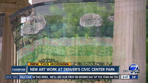 New art work at Denver's Civic Center Park