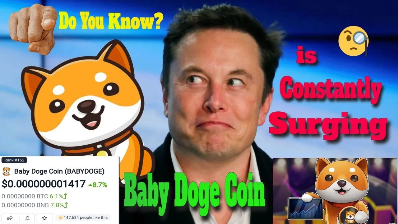 Baby Doge Coin Is Constantly Surging: #cryptomash #crypto #cryptocurrency