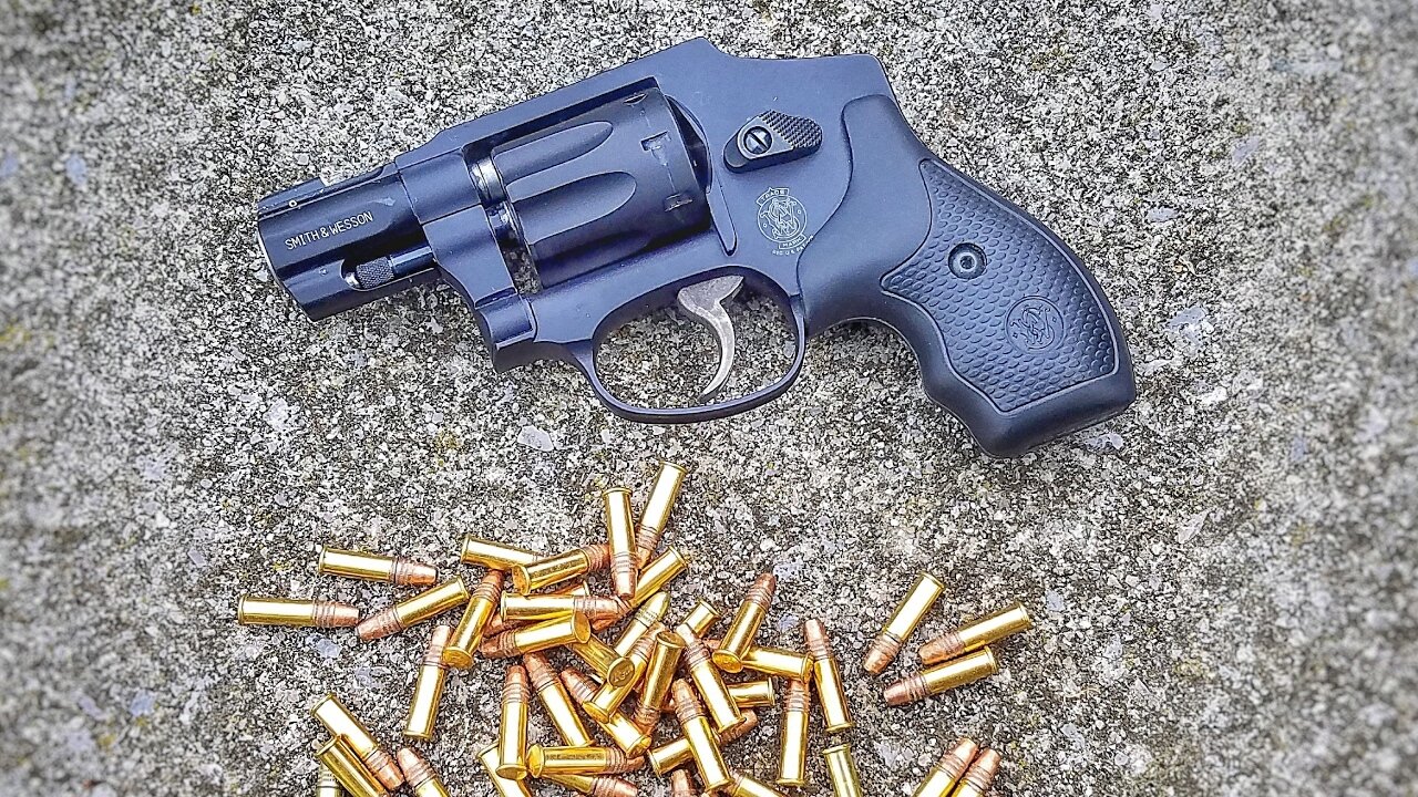 Smith and Wesson 43C: a .22lr J Frame revolver