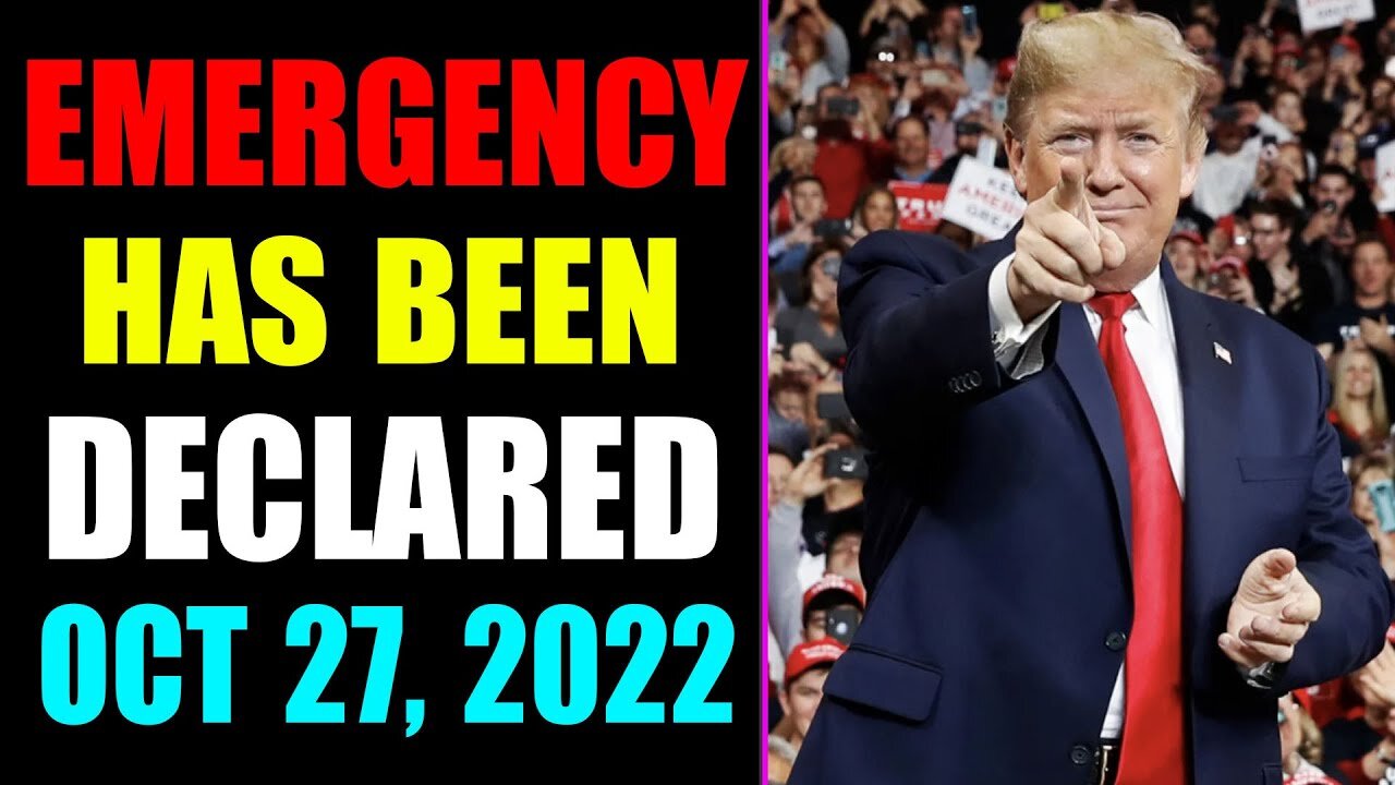 LATEST BREAKING NEWS: AN EMERGENCY HAS BEEN DECLARED TODAY BIG UPDATE - TRUMP NEWS