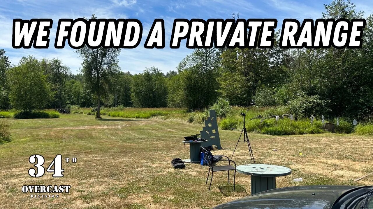 WE FOUND A PRIVATE SHOOTING RANGE!