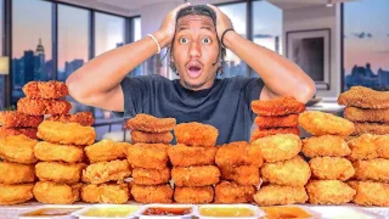 100 McDonald's Chicken Nugget **MUKBANG**