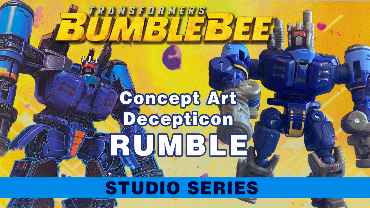 Concept Art Decepticon Rumble - Transformers Bumblebee Studio Series -Unboxing & Review