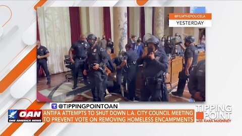 Tipping Point - Antifa Attempts To Shut Down L.A. City Council Meeting