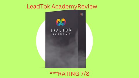 LeadTok Academy Demo.How To Work!