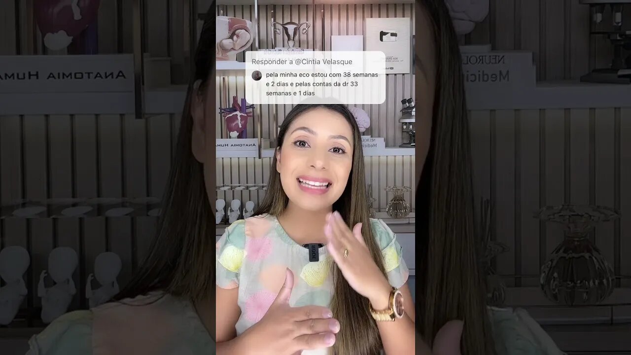 Pela Eco estou com 31 oito semanas mas pelas contas do médico estou com 33 semanas em quem devo con