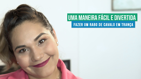 Uma trança simples e fácil de fazer