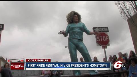 More than 2K attend Pride Festival in VP Pence's hometown of Columbus