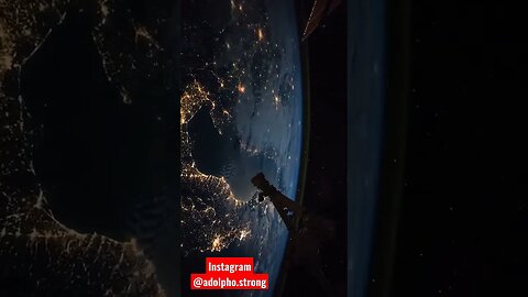 Uma visão da Terra a partir da estação espacial