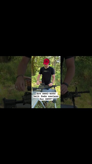 Are semi-auto belt fed rifles useless for SHTF?