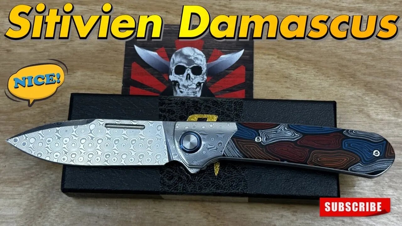 Sitivien ST-256 Damascus Amazon knives that are looking promising !