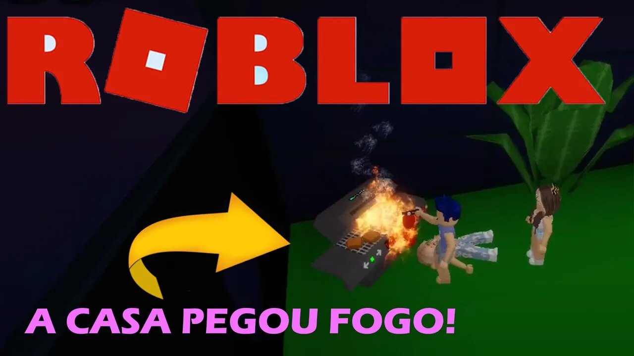 ROBLOX BROOKHAVEN FAZENDO BAGUNÇA EM CASA