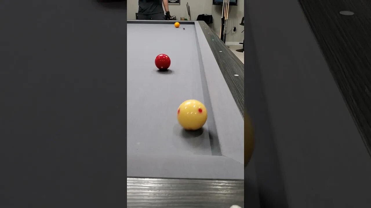 EXTREME Follow Fouetté Renverse ⚪🔴 #billiards #shorts