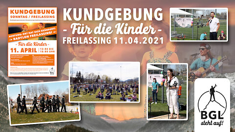 BGL steht auf! - Anti-Corona-Maßnahmen-Kundgebung in Freilassing "Für die Kinder" vom 11.04.2021