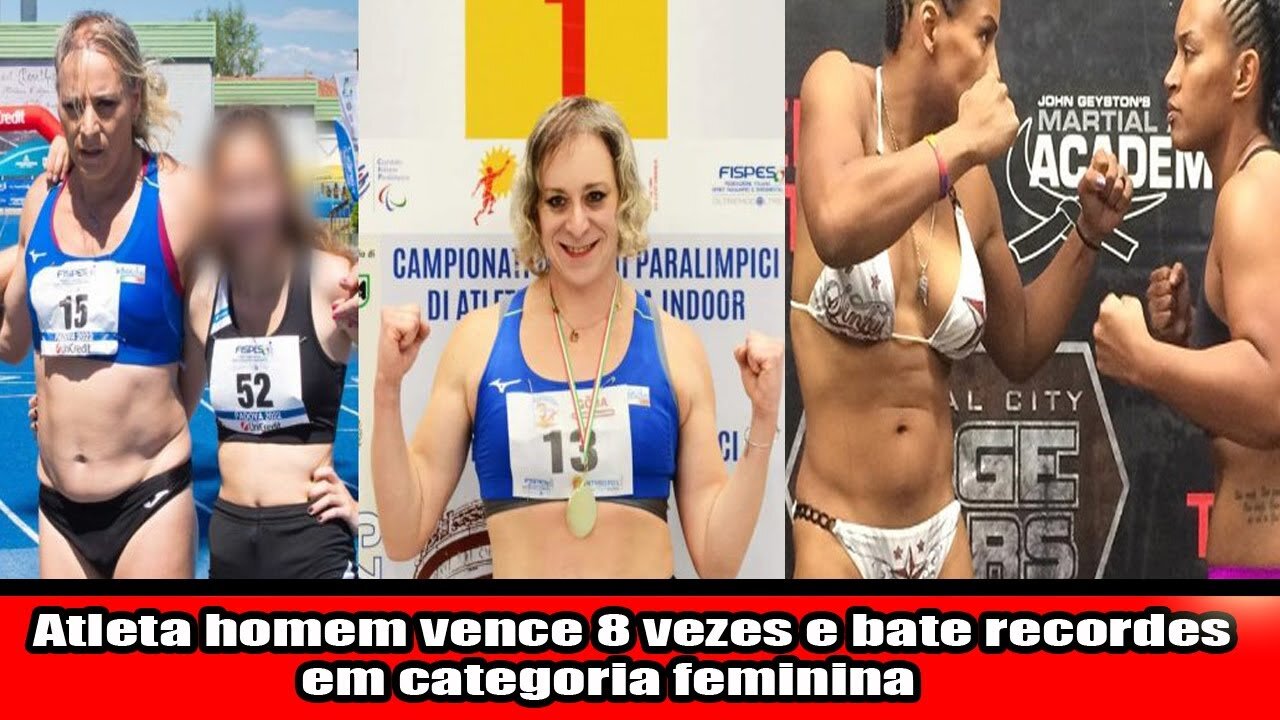 Atleta homem vence 8 vezes e bate recordes em categoria feminina