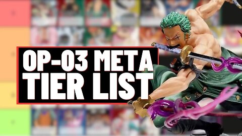 THE OP-03 META TIERLIST (post restrictions) | ONE PIECE CARD GAME