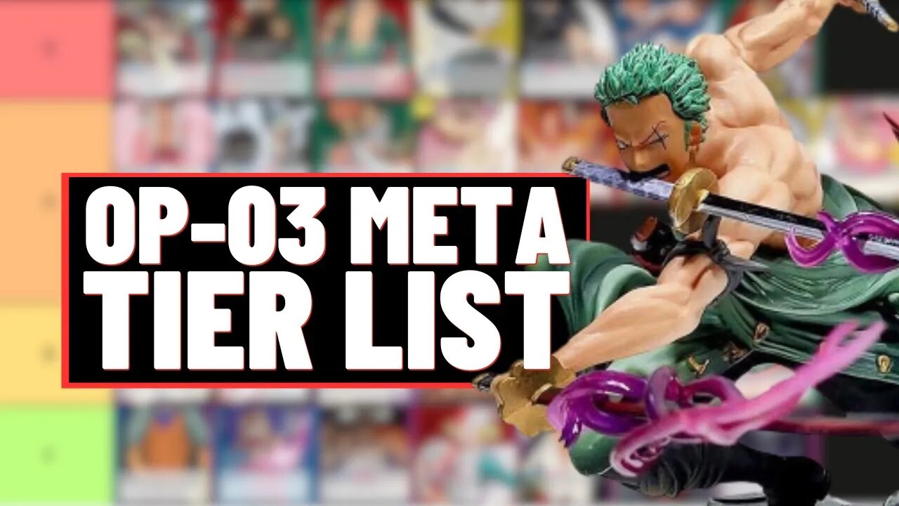 THE OP-03 META TIERLIST (post restrictions) | ONE PIECE CARD GAME