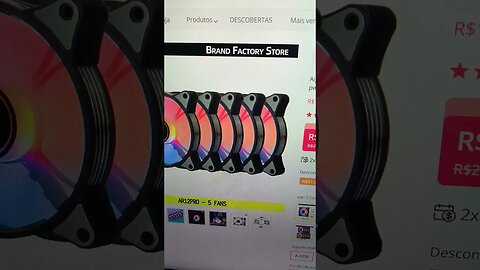 FAN AIGO ENVIADO DO BRASIL 😵😵😵 #aliexpress #aigo #coolerfan