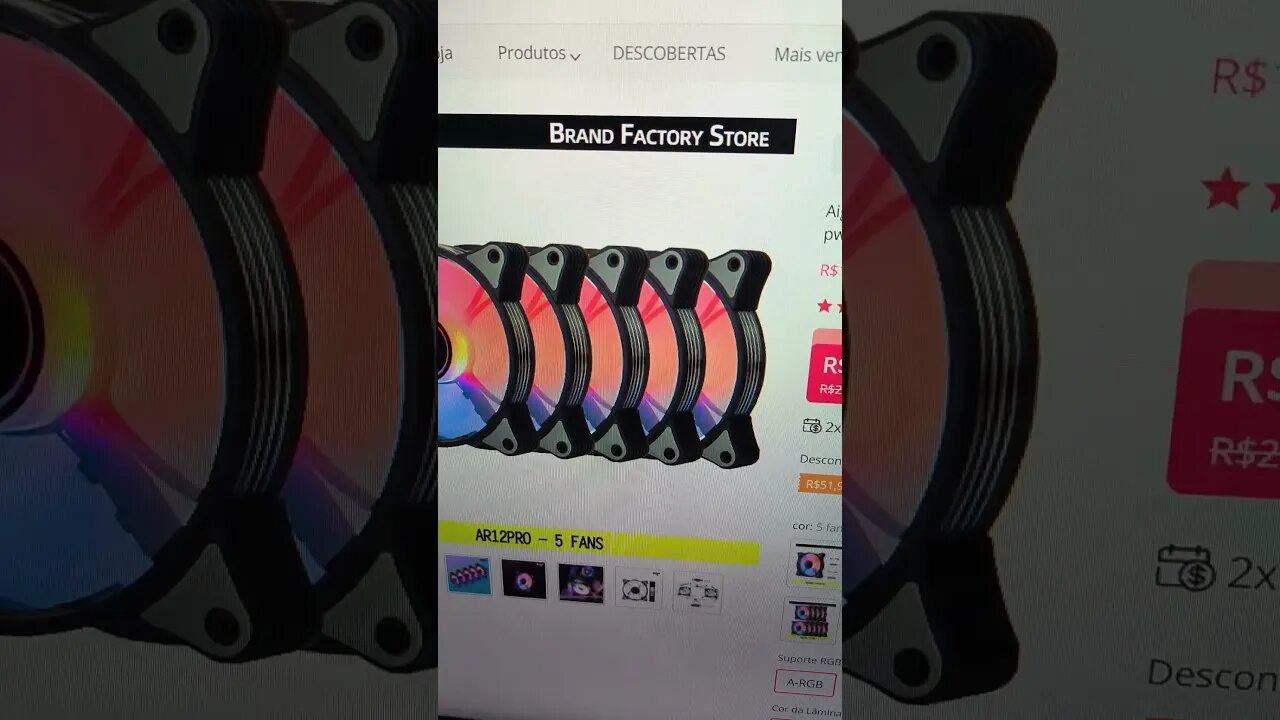 FAN AIGO ENVIADO DO BRASIL 😵😵😵 #aliexpress #aigo #coolerfan