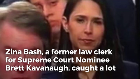 Liberals Slam Woman At Kavanaugh Hearing For ‘White Power’ Sign, Then Husband Reveals Her Heritage