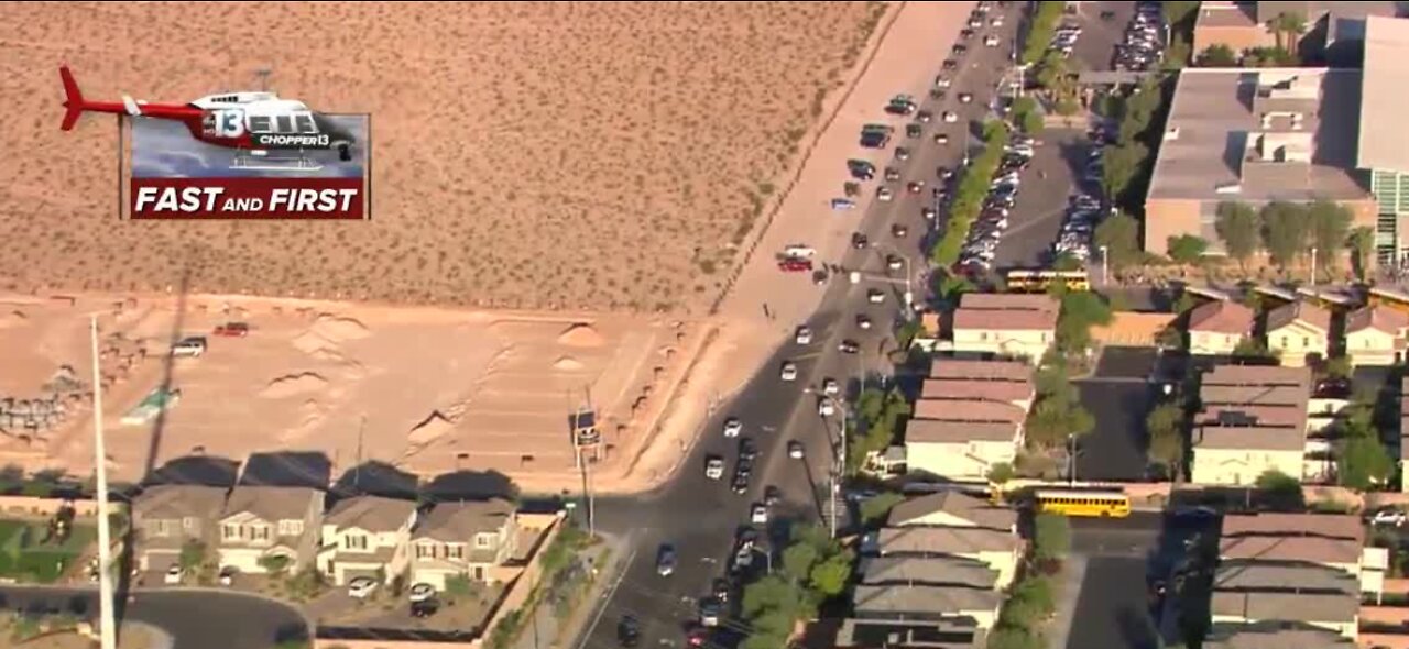 Backup near Desert Oasis High school