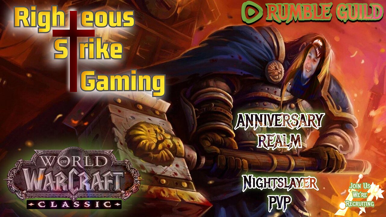 WoW Classic Nightslayer Server PVP - Righteousone Paladin! This is a Leveling Channel!!!