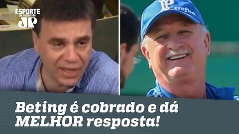 "Não" a Felipão? Beting é cobrado ao vivo e dá MELHOR resposta!