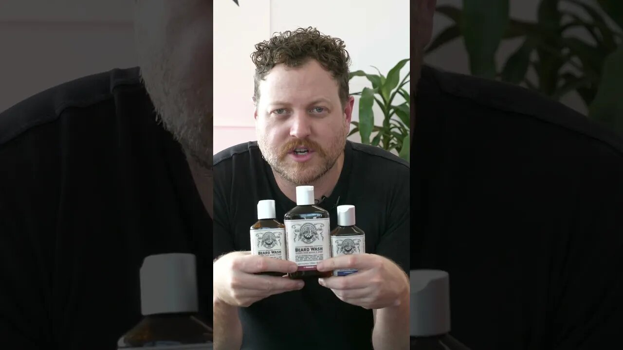 I love the smell of beard wash in the morning.