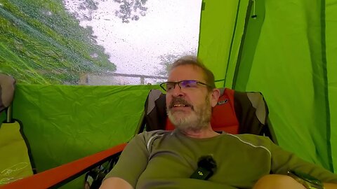 Waking up under the stars, wondering were the hell has my tent gone.