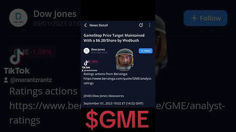GME - $6 Is The Price Target