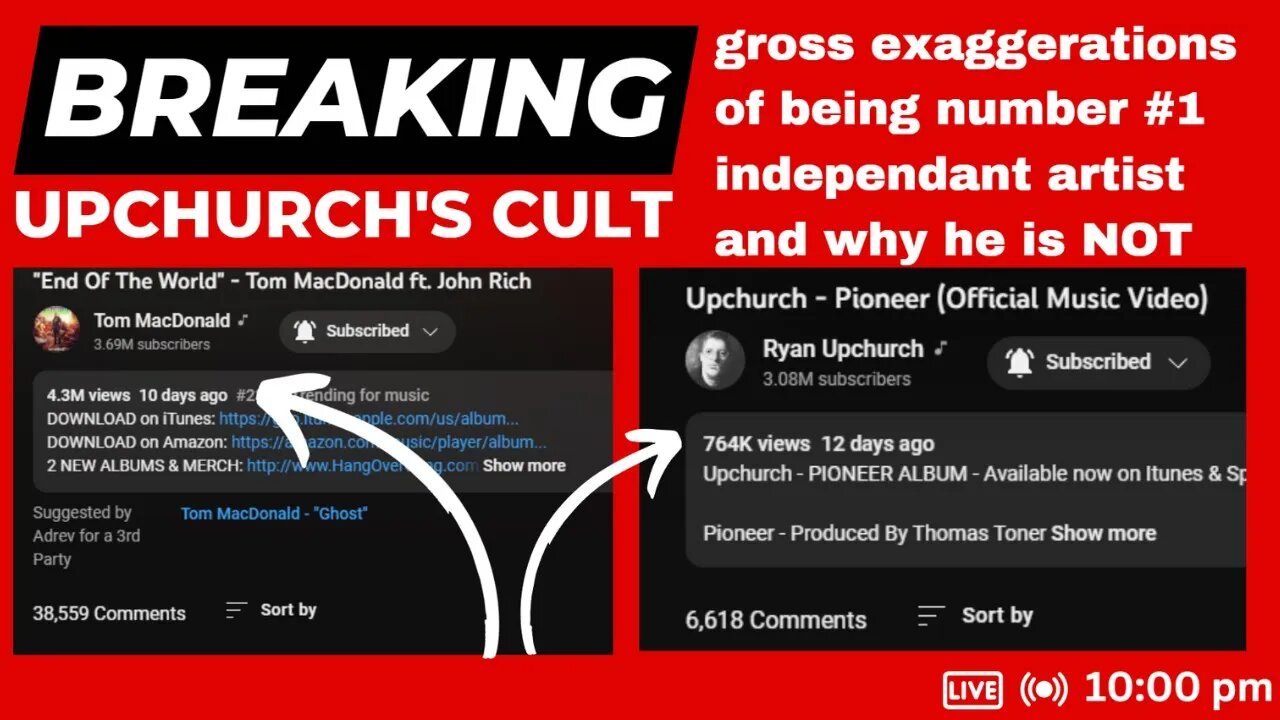 why Upchurch is NOT number ONE but should be