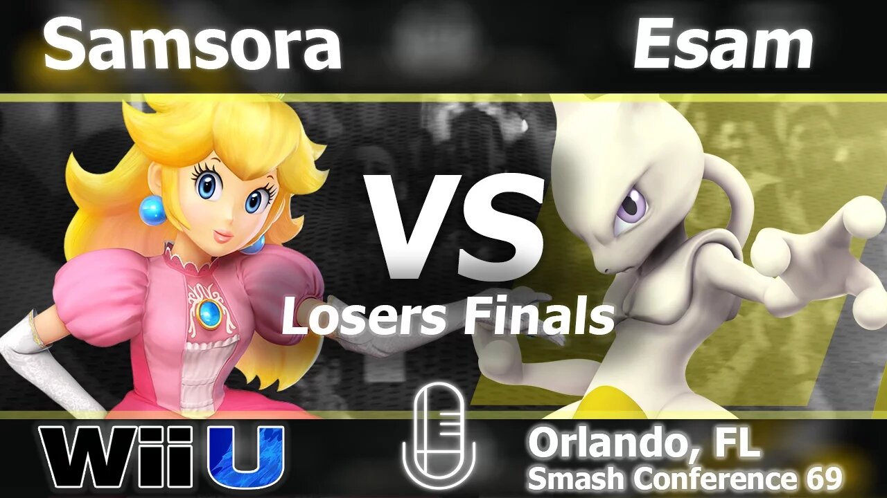 Samsora (Peach) vs. PG|Esam (Pikachu & Mewtwo) - Losers Finals Smash Wii U - SC:69