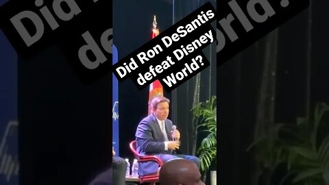 Ron DeSantis versus Disney 2023!