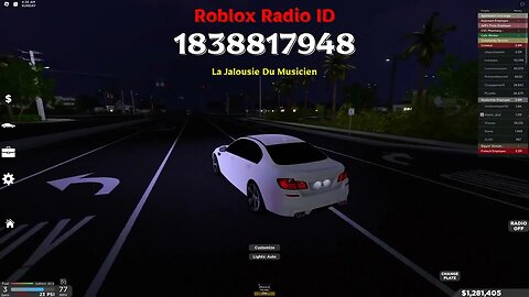 Jalousie Roblox Radio Codes/IDs