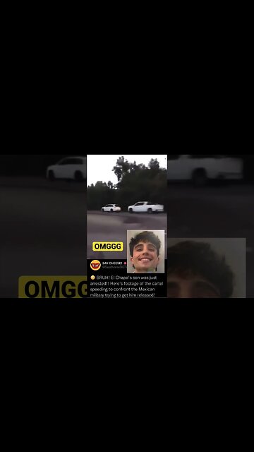 El Chapo’s Son ARRESTED - Footage of Mexican Cartel Cars Speeding to Confront Military 2023