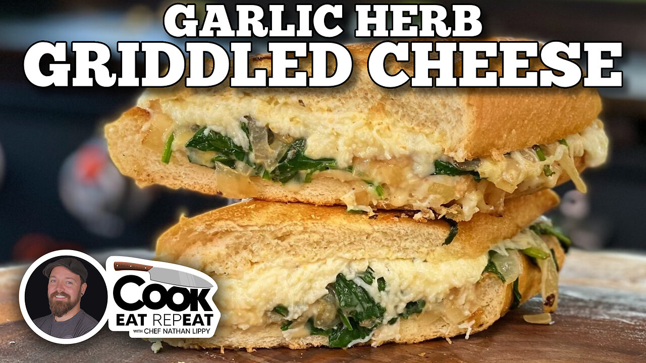 Garlic Herb Griddled Cheese | Blackstone Griddles
