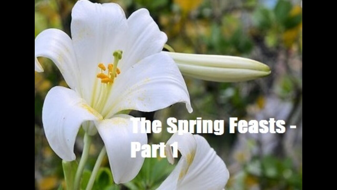 The Spring Feasts 2020 - Part 1