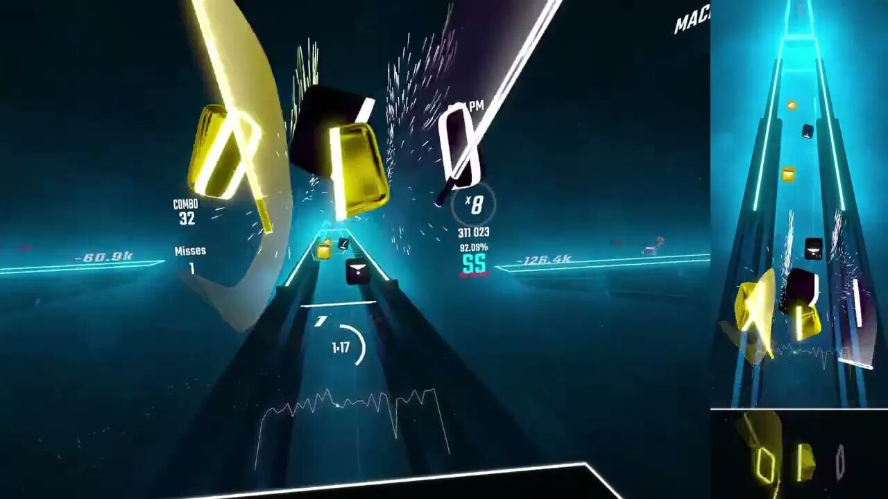 (beat saber mp) train - drive by [mapper: joetastic]