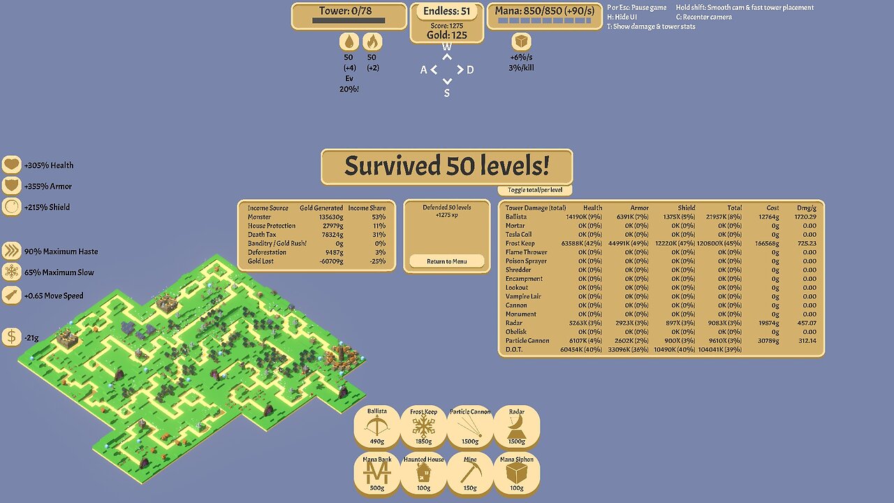 OLDMANPCGAMER ~ ROGUE TOWER - TOWER DEFENSE - hrs 1,064.9+ - no commentary