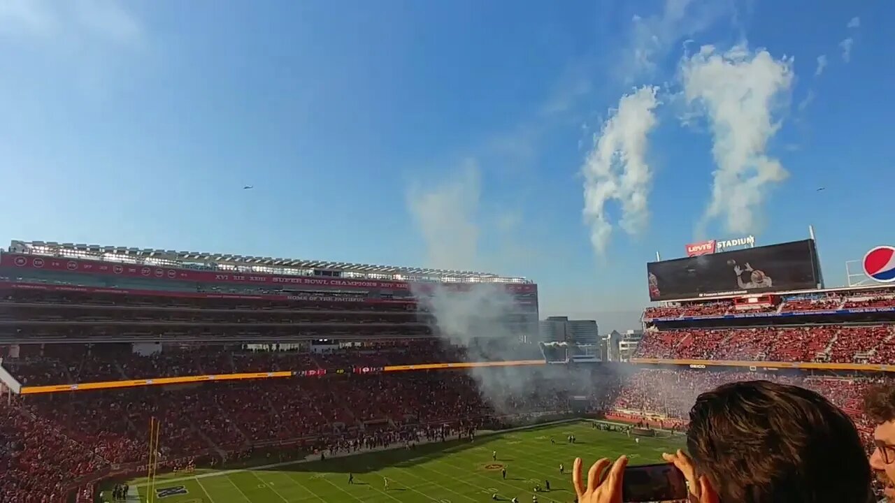 National Anthem Flyover Levi's Stadium